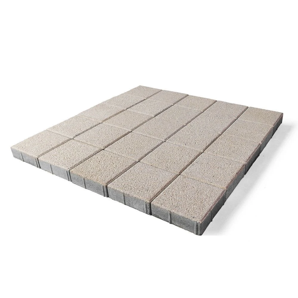 Тротуарная плитка Лувр, Гранит Белый BRAER 60 мм