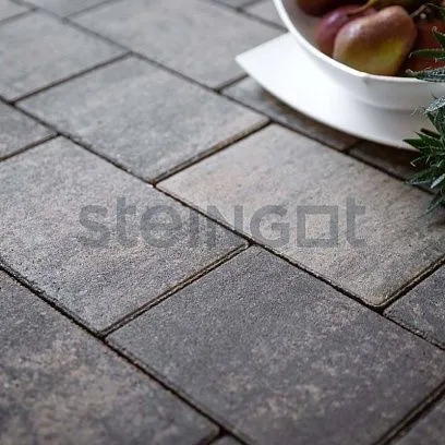 Тротуарная плитка Новый город Штайн Блэк Steingot 60 мм