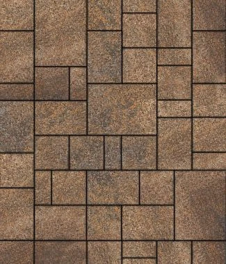 Тротуарная плитка МЮНХЕН Листопад гранит Саванна Б.2.Фсм.6 Выбор 60 мм