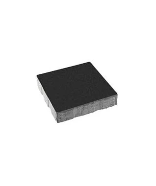 Тротуарная плитка КВАДРАТ 400х400 Стандарт Черный Б.6.К.6 Выбор 60 мм