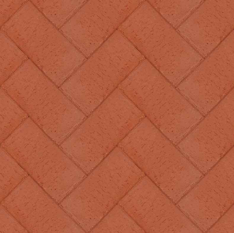 Брусчатка красная "Лондон" клинкер тротуарный 0,51 NF ЛСР