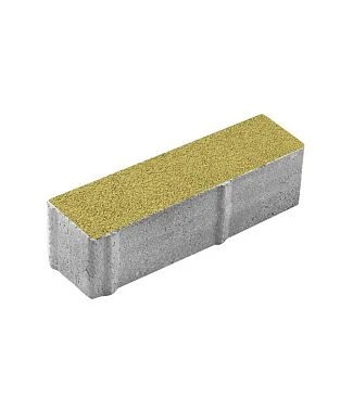 Тротуарная плитка ПРЯМОУГОЛЬНИК 360х80 Гранит Желтый Б.8.П.8 Выбор 80 мм