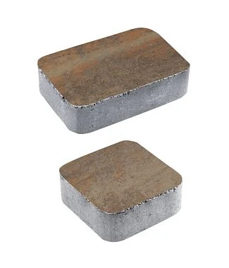 Тротуарная плитка КЛАССИКО Листопад гладкий Клен А.1.КО.4 Выбор 40 мм