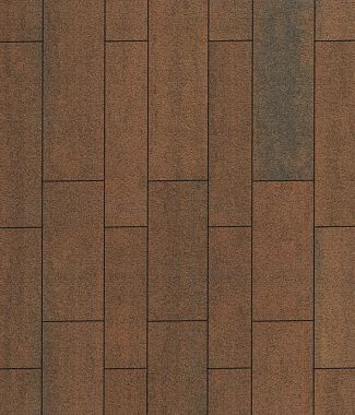 Тротуарная плитка ПАРКЕТ Листопад гранит Антрацит Б.9.Псм.8 Выбор 80 мм