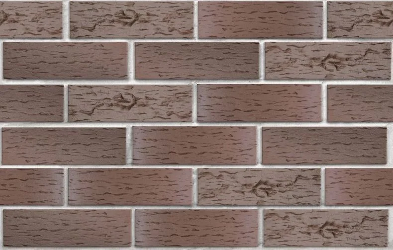 Клинкер фасадный темно-терракотовый флэш Брюгге 0,71 NF береста ЛСР