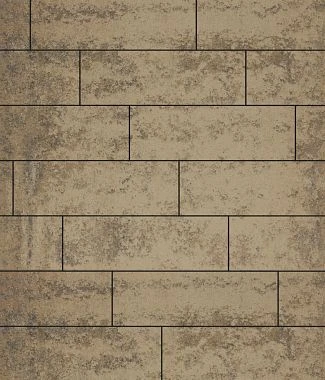 Тротуарная плитка ПРЯМОУГОЛЬНИК 750х250 Искусственный камень Доломит Б.12.П.8 Выбор 80 мм