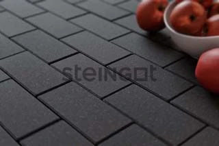 Тротуарная плитка Прямоугольник 200*100 Коричневый (верхний прокрас, минифаска) Steingot 60 мм