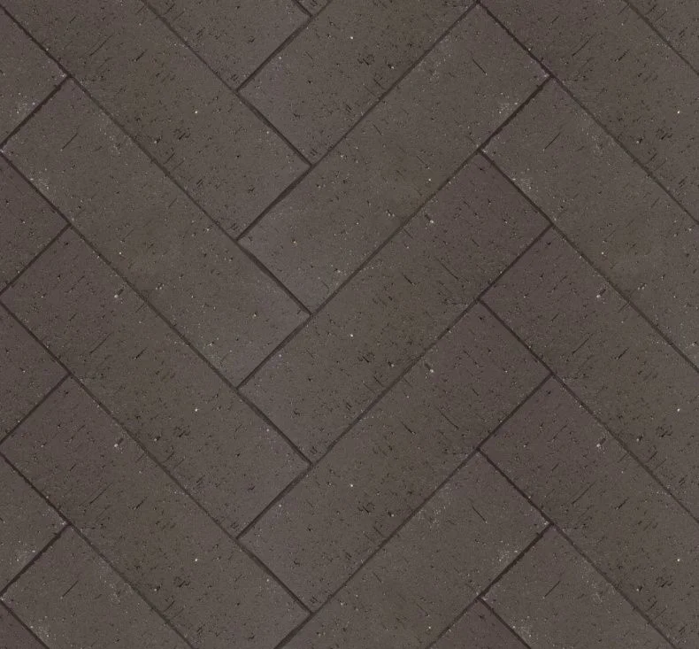 Брусчатка графитовая "Штутгарт" ЛОНГ клинкер тротуарный ЛСР
