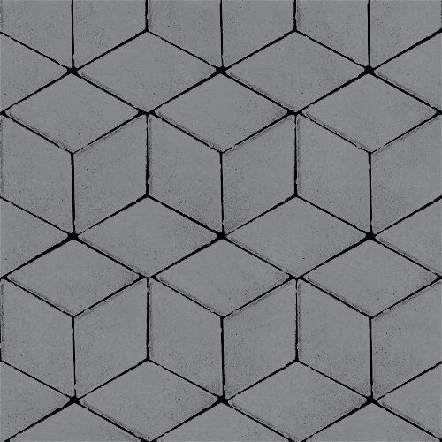 Тротуарная плитка Полярная звезда Актау Гладкая SteinRus 80 мм