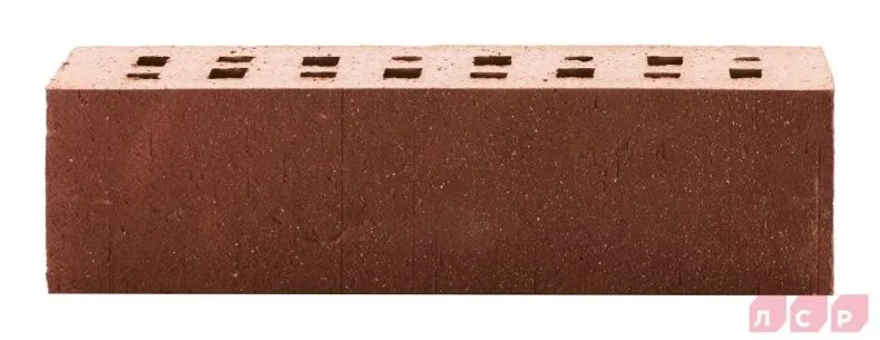 Клинкер фасадный темно-красный с бордовым песком Порту 0,71 NF винтаж ЛСР
