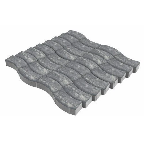 Тротуарная плита Аксио Актау Гладкая SteinRus 80 мм