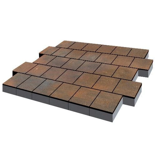 Тротуарная плитка Валенсия Штайнрус Гладкая SteinRus 80 мм