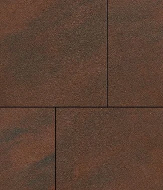 Тротуарная плитка КВАДРАТ Листопад гранит Антрацит Б.7.К.8 Выбор 80 мм