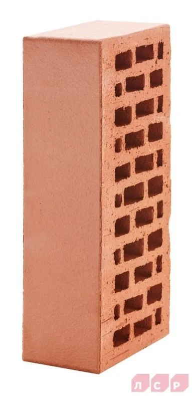 Кирпич лицевой красный 1 NF гладкий ЛСР