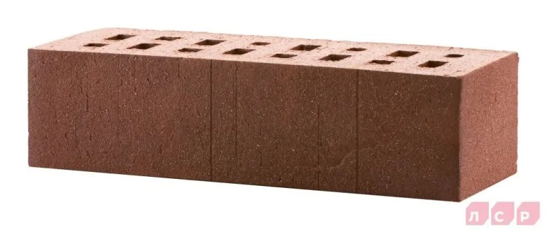 Клинкер фасадный темно-красный с бордовым песком Порту 0,71 NF винтаж ЛСР