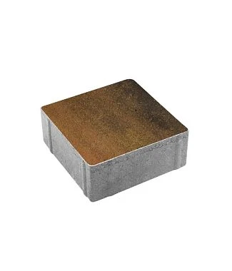 Тротуарная плитка КВАДРАТ 200х200 Листопад гладкий Саванна Б.2.К.6 Выбор 60 мм