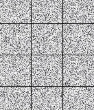 Тротуарная плитка КВАДРАТ 300х300 Стоунмикс Белый с черным Б.1.К.6 Выбор 60 мм
