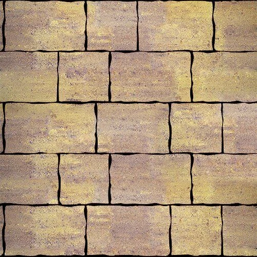 Тротуарная плитка Palermo Бежевый Гладкая SteinRus 80 мм