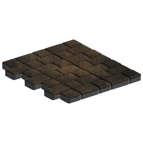 Плитка тротуарная Инсбрук Альт Дуо бомонт Гладкая SteinRus 40 мм