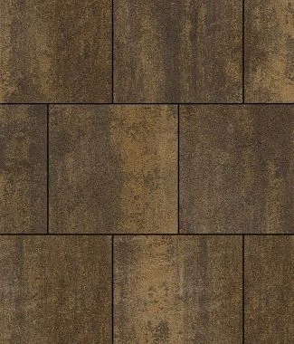 Тротуарная плитка КВАДРАТ 400х400 Листопад гладкий Арабская ночь Б.6.К.6 Выбор 60 мм