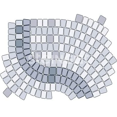 Тротуарная плитка Классика Арко Темно-коричневая Steingot 60 мм