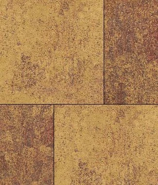 Тротуарная плитка КВАДРАТ Листопад гладкий Саванна Б.7.К.8 Выбор 80 мм