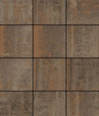 Тротуарная плитка КВАДРАТ 300х300 Листопад гранит Саванна Б.1.К.6 Выбор 60 мм