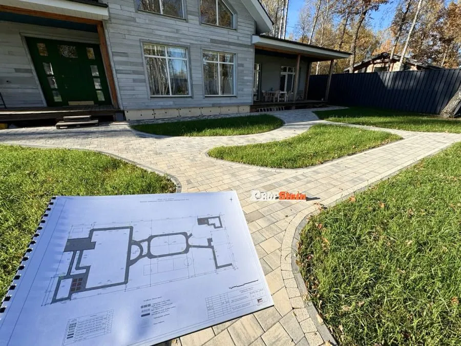 Дизайн-проект мощения и благоустройства