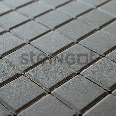 Тротуарная плитка Квадрат 100*100 Черный (верхний прокрас) Steingot 60 мм
