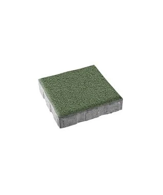 Тротуарная плитка КВАДРАТ 400х400 Гранит Зеленый Б.6.К.6 Выбор 60 мм