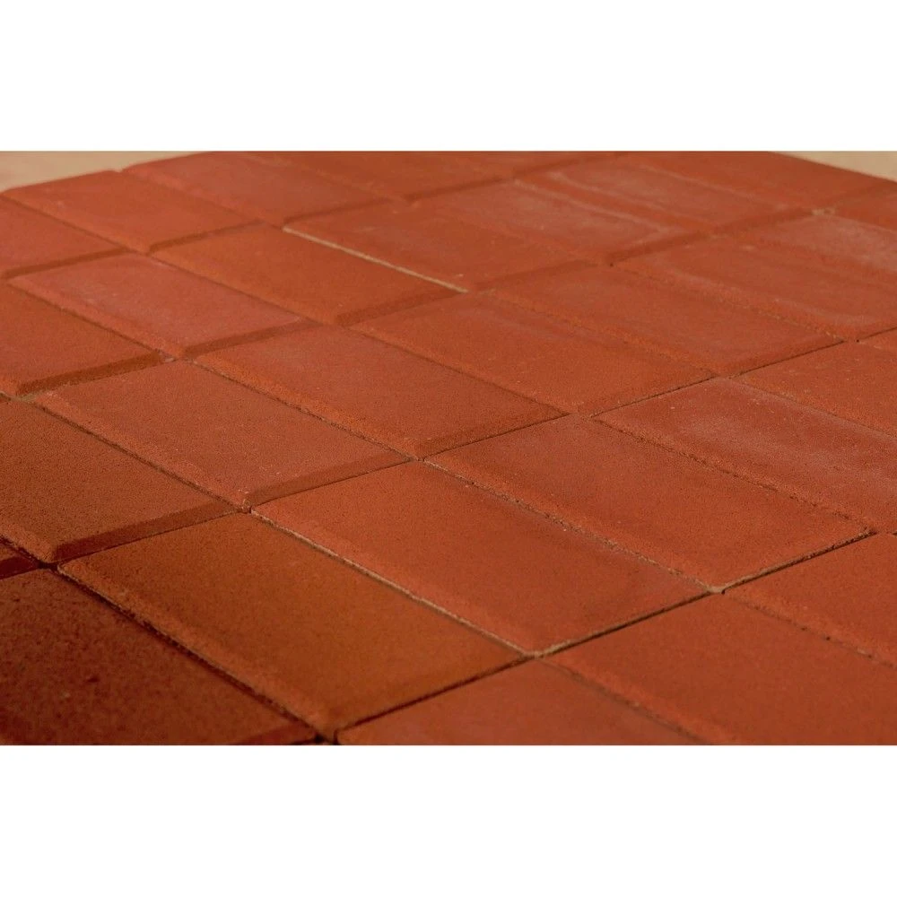 Брусчатка Прямоугольник, Красный BRAER 60 мм