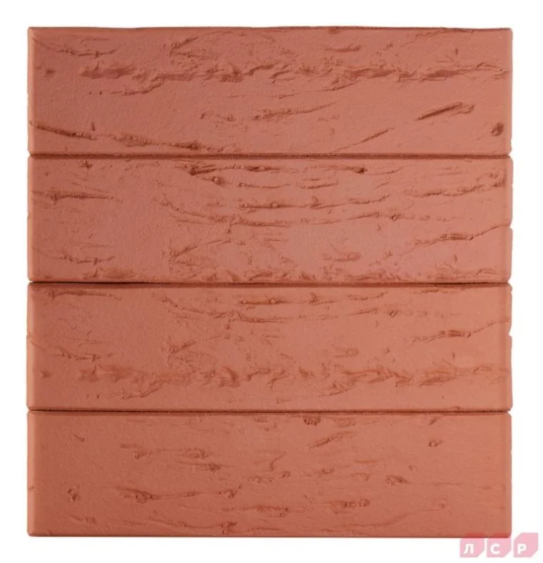 Кирпич лицевой красный 1 NF рустик ЛСР