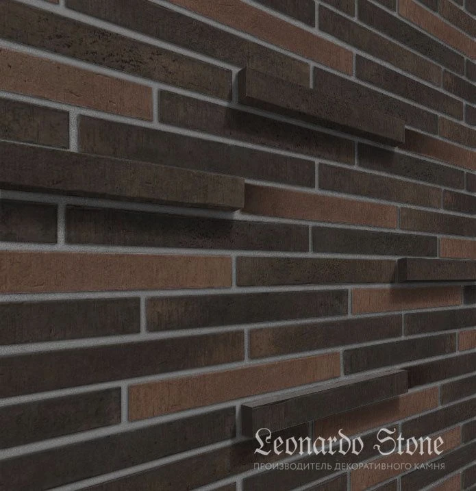 Ригельный кирпич Сиэтл 3D Mix 1 Леонардо Стоун
