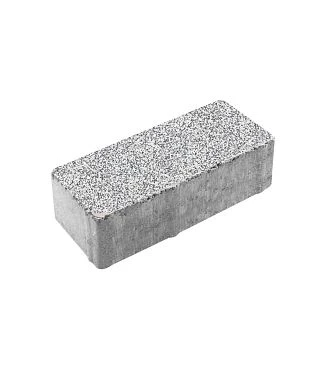 Тротуарная плитка ПРЯМОУГОЛЬНИК Стоунмикс Бело-черный Б.3.П.6 Выбор 60 мм