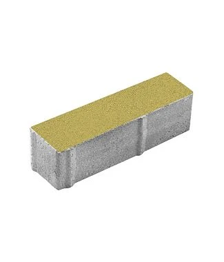 Тротуарная плитка ПРЯМОУГОЛЬНИК 360х80 Стандарт Желтый Б.8.П.8 Выбор 80 мм