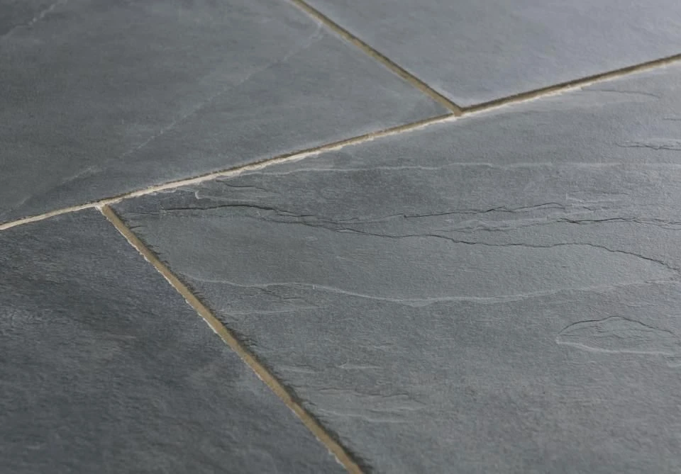 Плитка Сланец чёрный (натуральный скол) 600х1200 Pharaon