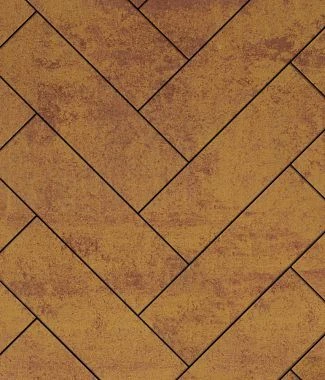 Тротуарная плитка ПРЯМОУГОЛЬНИК 600х200 Листопад гладкий Осень Б.6.П.8 Выбор 80 мм