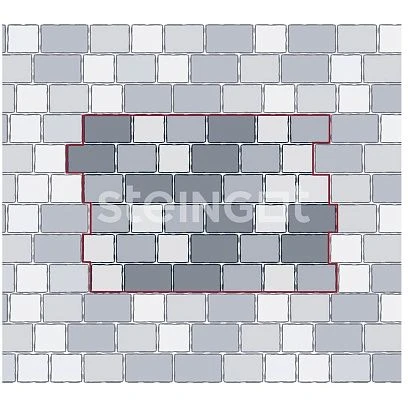 Тротуарная плитка Старый город Травертин Steingot 60 мм