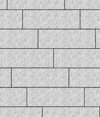 Тротуарная плитка ПРЯМОУГОЛЬНИК 750х500 Стоунмикс Белый с черным Б.14.П.8 Выбор 80 мм