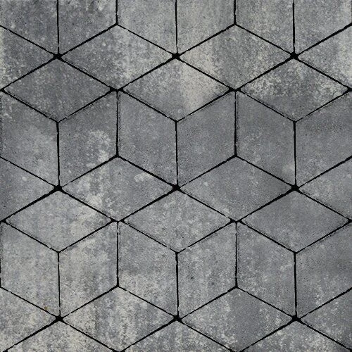 Тротуарная плитка Полярная звезда Актау Гладкая SteinRus 80 мм