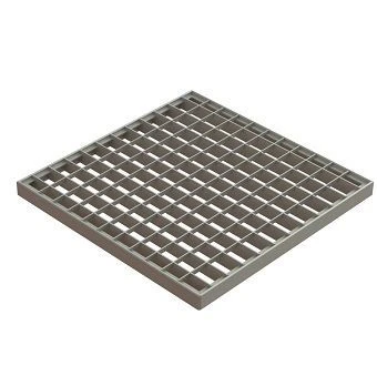 Решетка водоприемная Basic РВ-39.39 ячеистая стальная оцинкованная