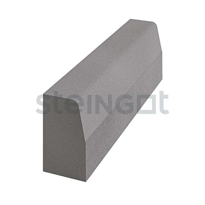 Бордюр Магистральный 1000*300*180 Серый, Steingot