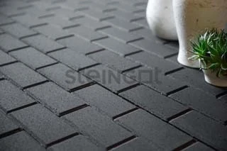 Тротуарная плитка Прямоугольник 200*100 Бежевый (верхний прокрас) Steingot 60 мм