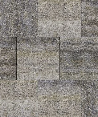 Тротуарная плитка КВАДРАТ 400х400 Листопад гладкий Арабская ночь Б.6.К.6 Выбор 60 мм