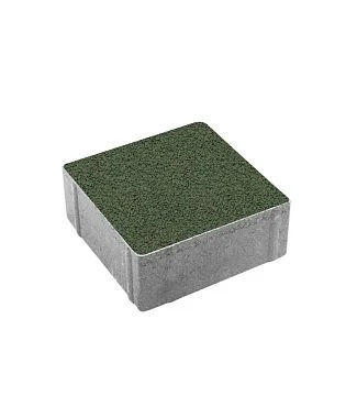 Тротуарная плитка КВАДРАТ 200х200 Гранит Зеленый Б.2.К.6 Выбор 60 мм