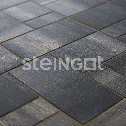 Тротуарная плитка Мюнхен Штайн Блэк Steingot 60 мм