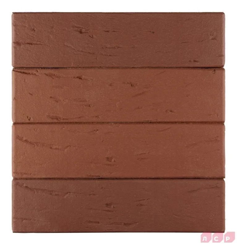 Кирпич лицевой пустотелый коричневый 1 NF рустик ЛСР