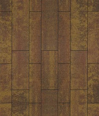 Тротуарная плитка ПАРКЕТ Листопад гранит Антрацит Б.9.Псм.8 Выбор 80 мм