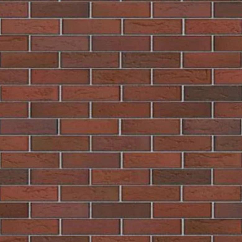 Кирпич облицовочный баварская кладка Бордо одинарный 1 NF кора дуба М-150 Браер