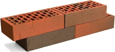 Кирпич облицовочный баварская кладка одинарный 1 NF Терра М-150 Браер